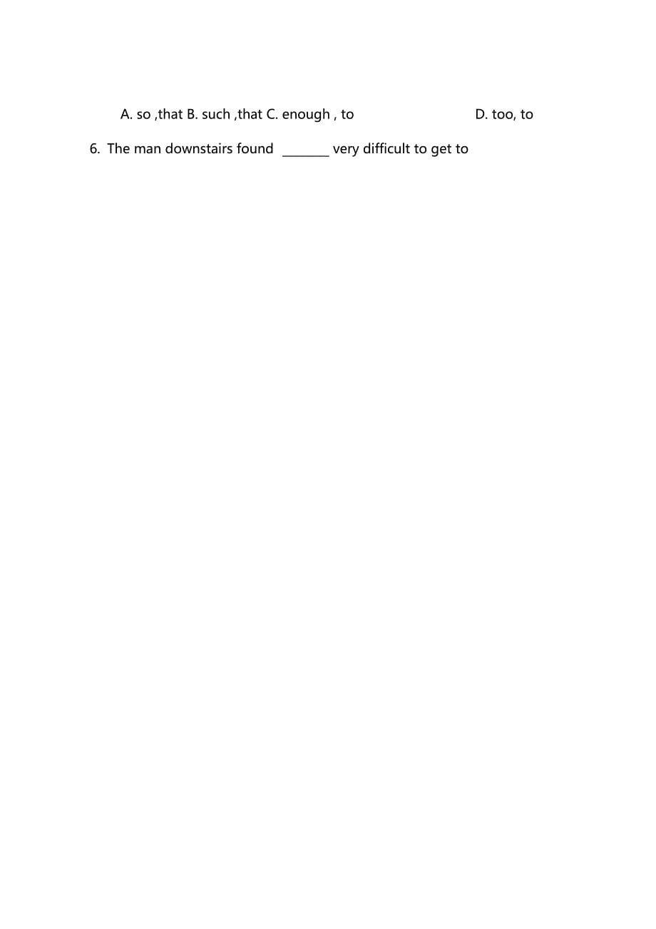简单句的五种基本句型练习题文档_第5页