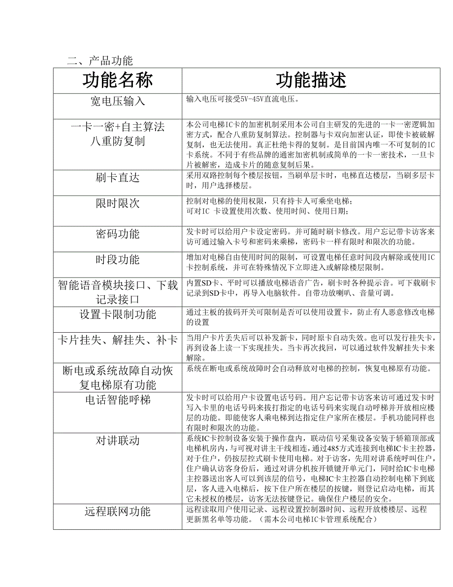 电梯IC卡管理系统操作手册安装必读中性_第3页