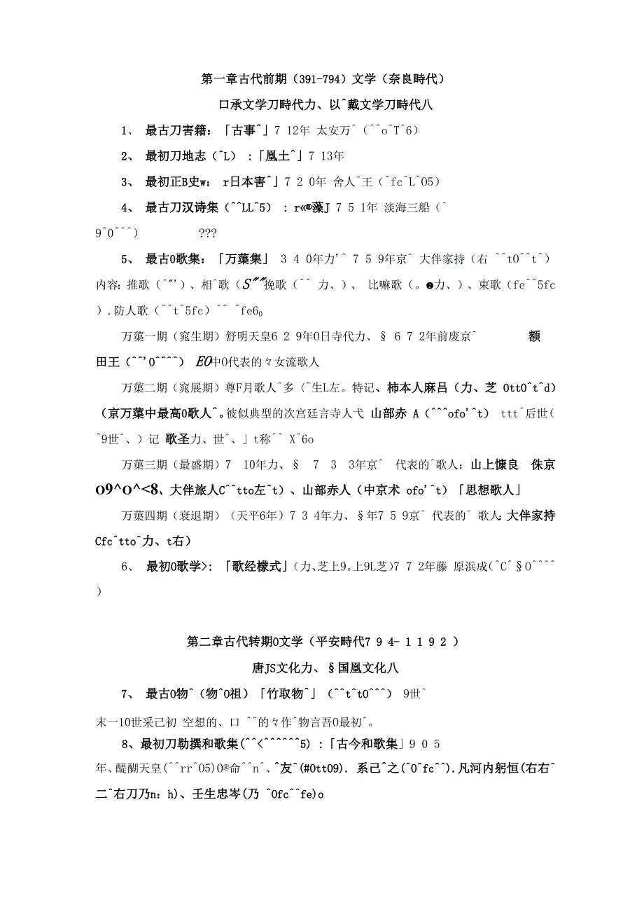 日本文学总结_第1页