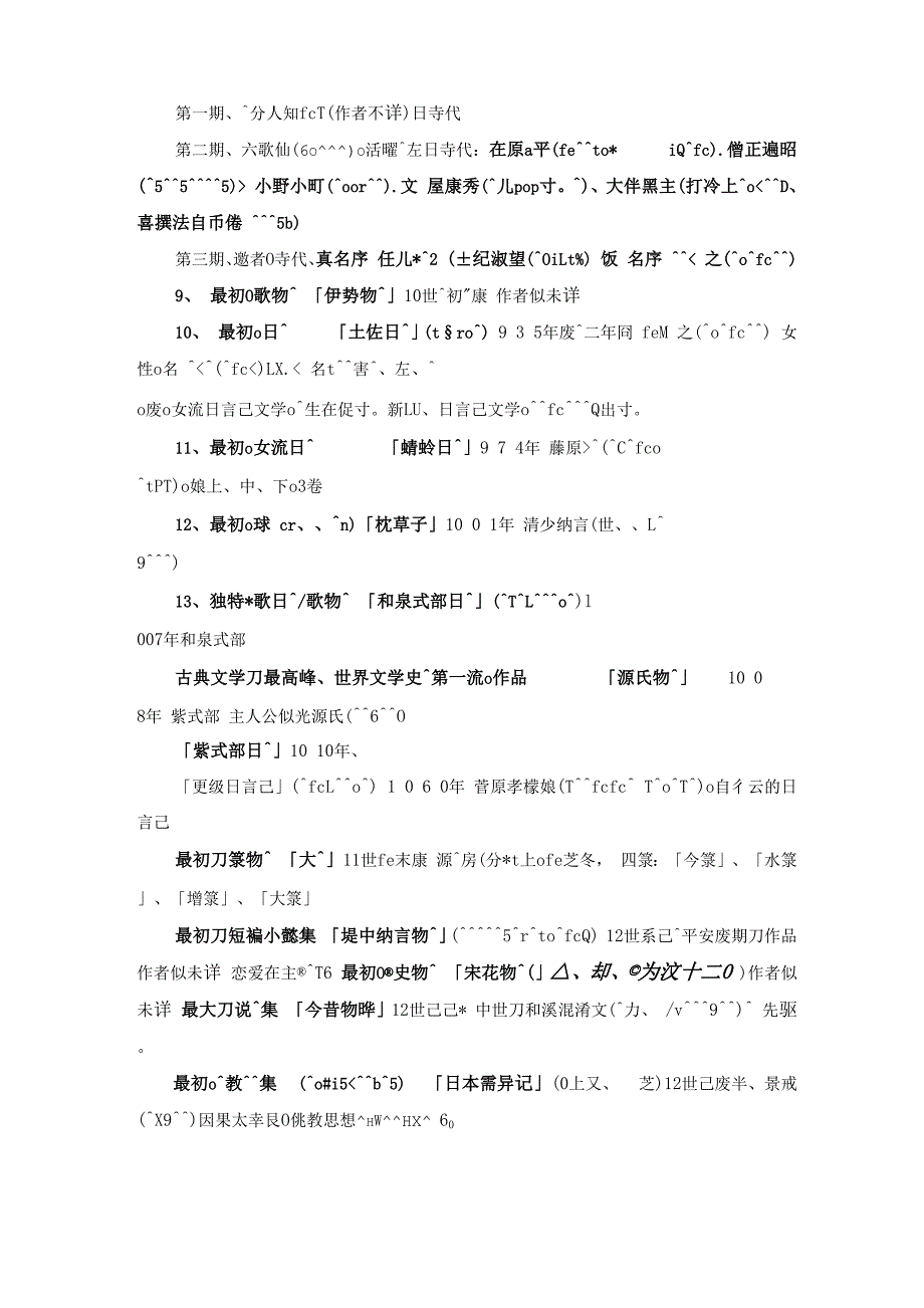 日本文学总结_第2页