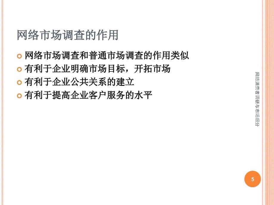 网络消费者调研与市场细分课件_第5页