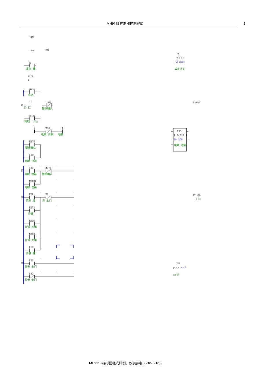 注塑机PLC程序_第5页