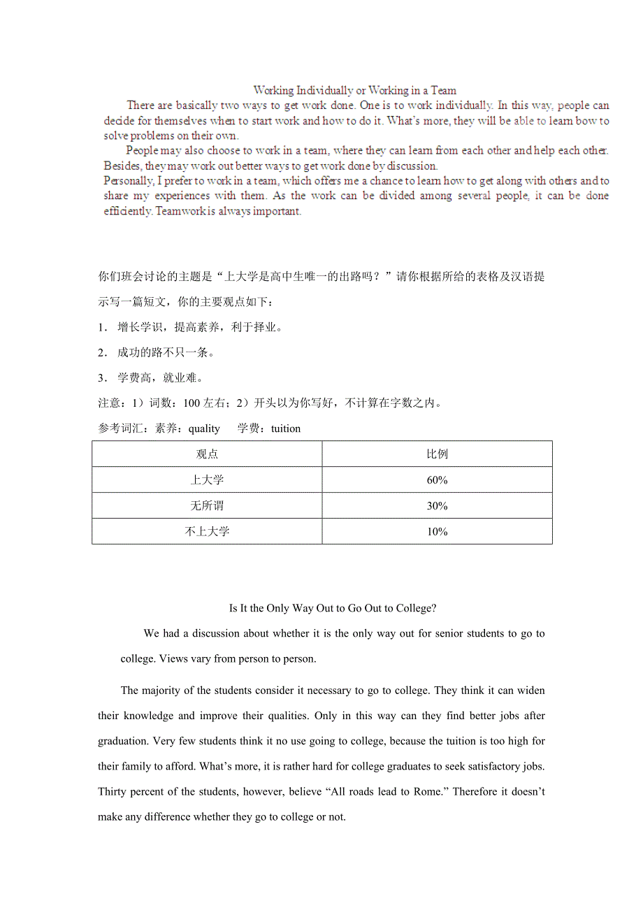 高三英语作文欣赏_第2页