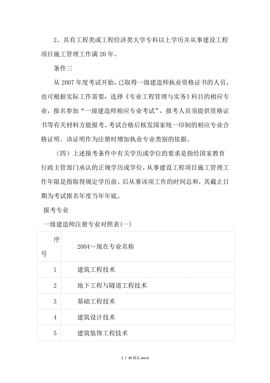 精品一级建造师报考条件_第2页