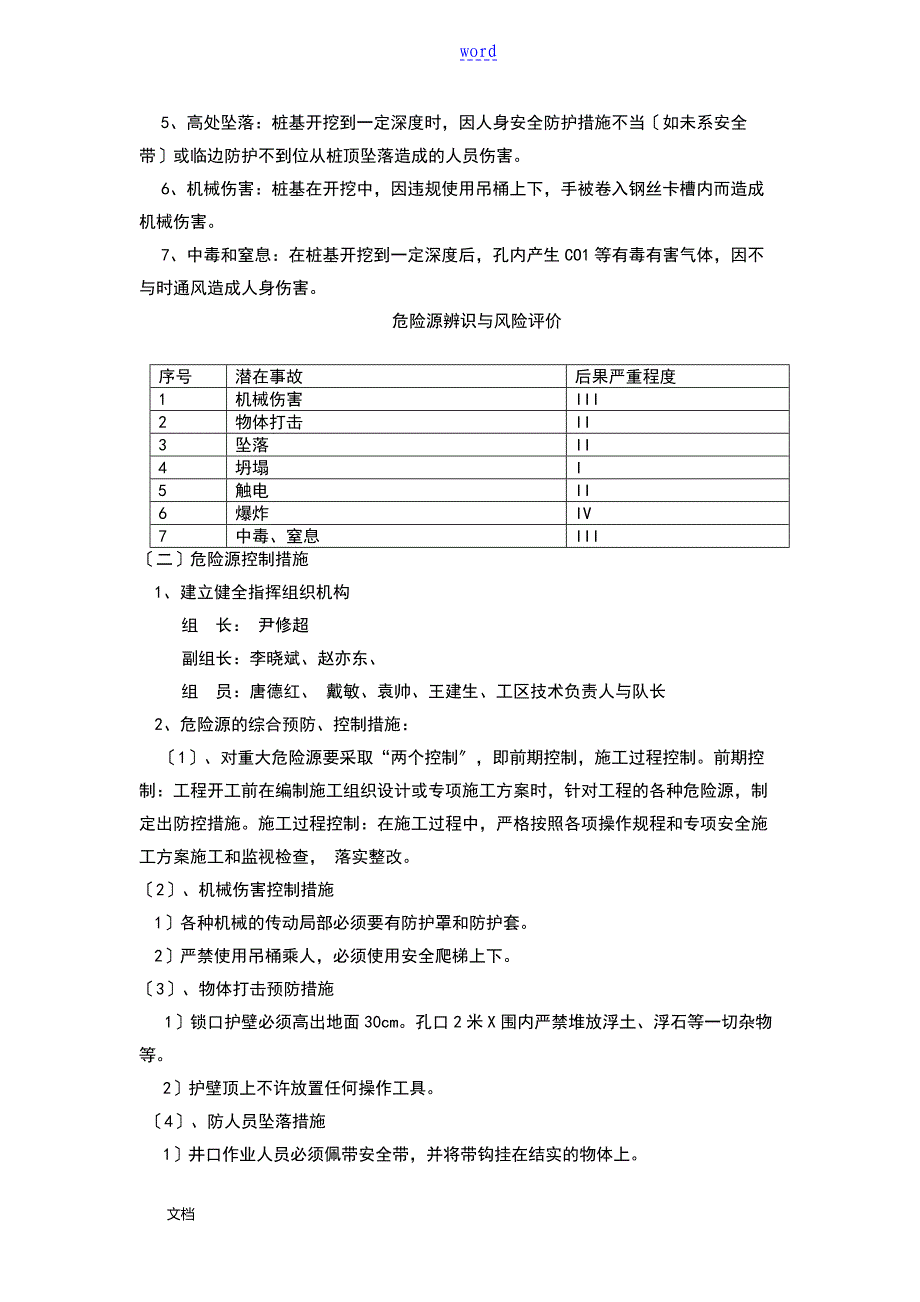 抗滑桩人工挖孔安全系统专项施工方案_第4页