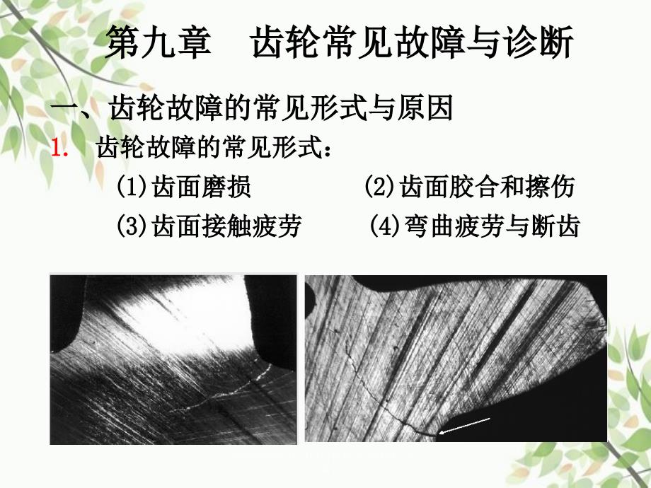 故障诊断方法与应用齿轮常见故障与诊断_第2页