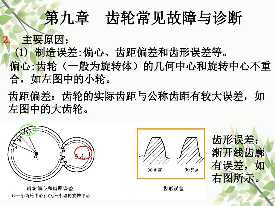 故障诊断方法与应用齿轮常见故障与诊断_第3页