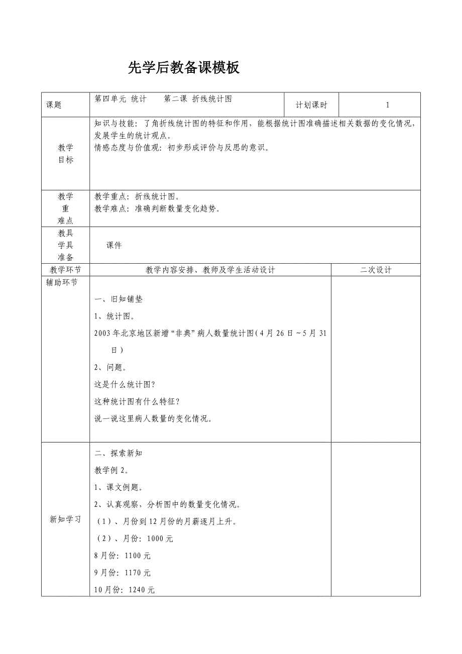 第四单元统计第一课条形统计图_第3页