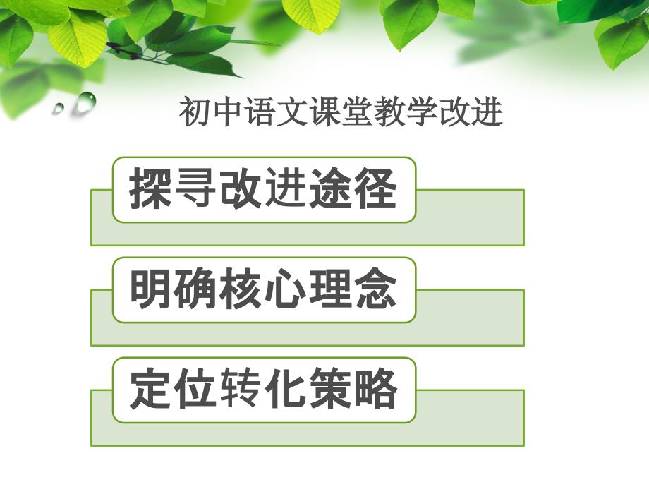 初中语文课堂教学改进：理念、途径与策略141130_第2页