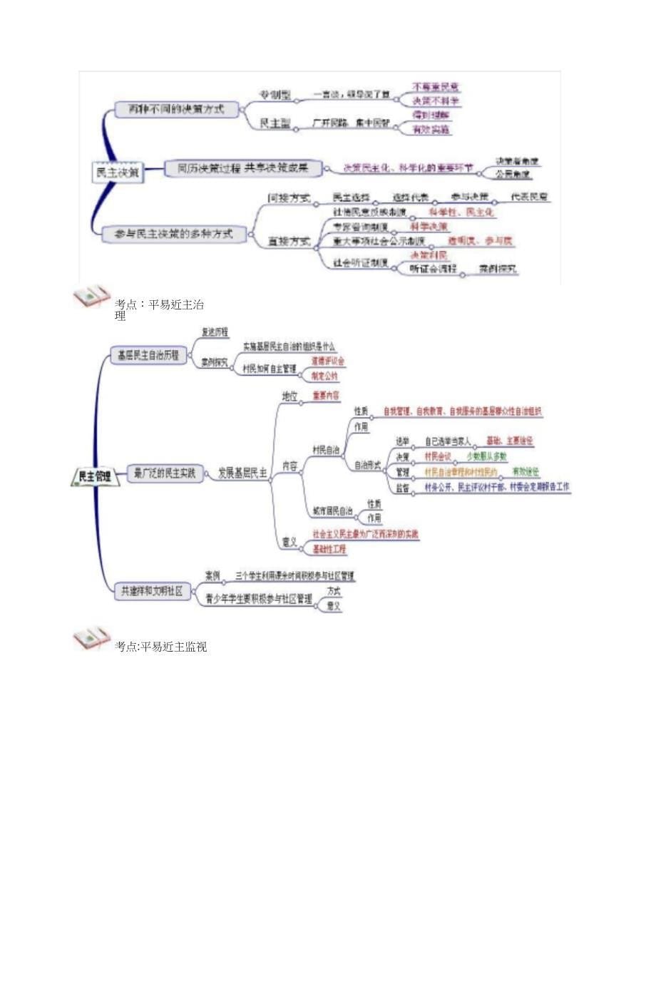 思维导图政治生活部分_第5页