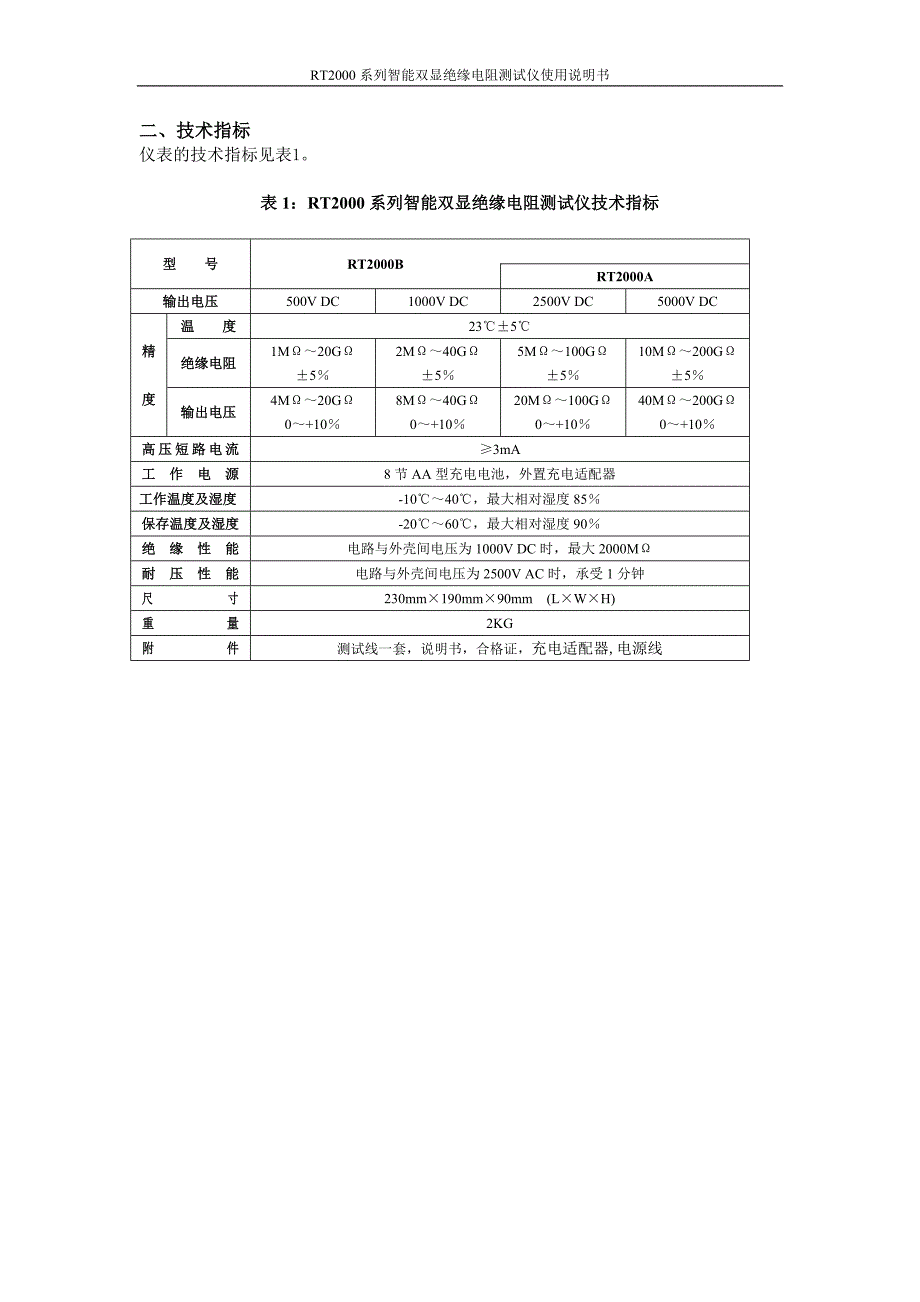 RT2000系列说明书_第4页