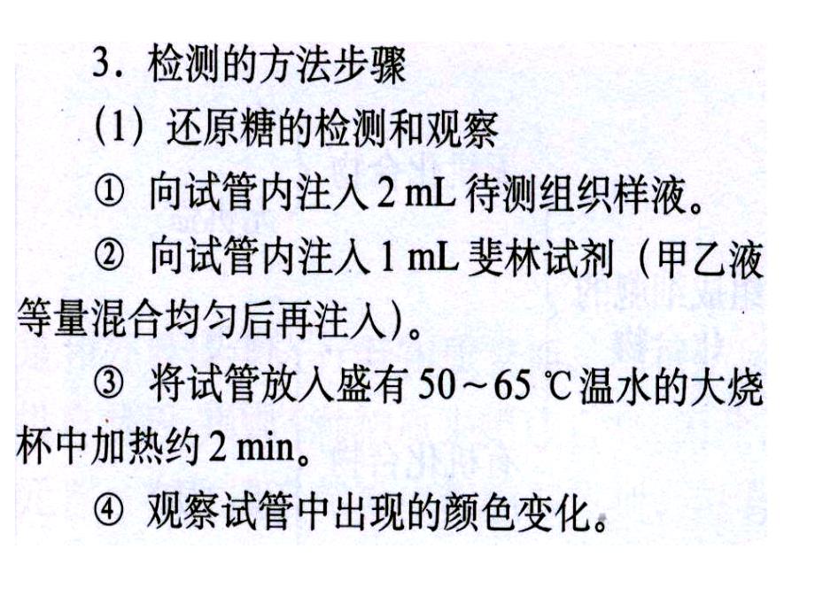 检测生物组织中的糖类蛋白质脂肪ppt课件_第4页