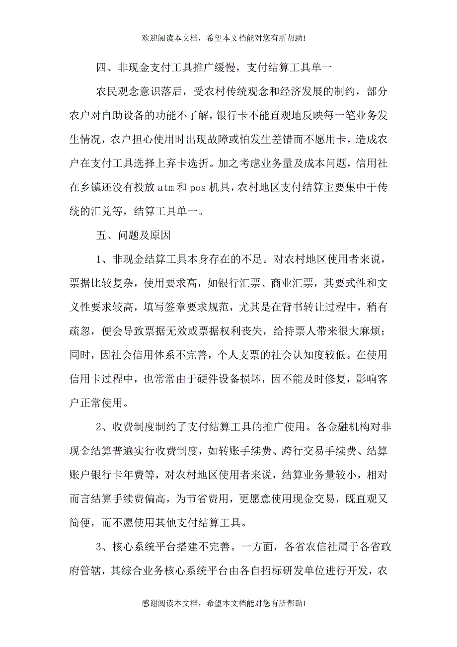 农村支付调研报告例文_第2页