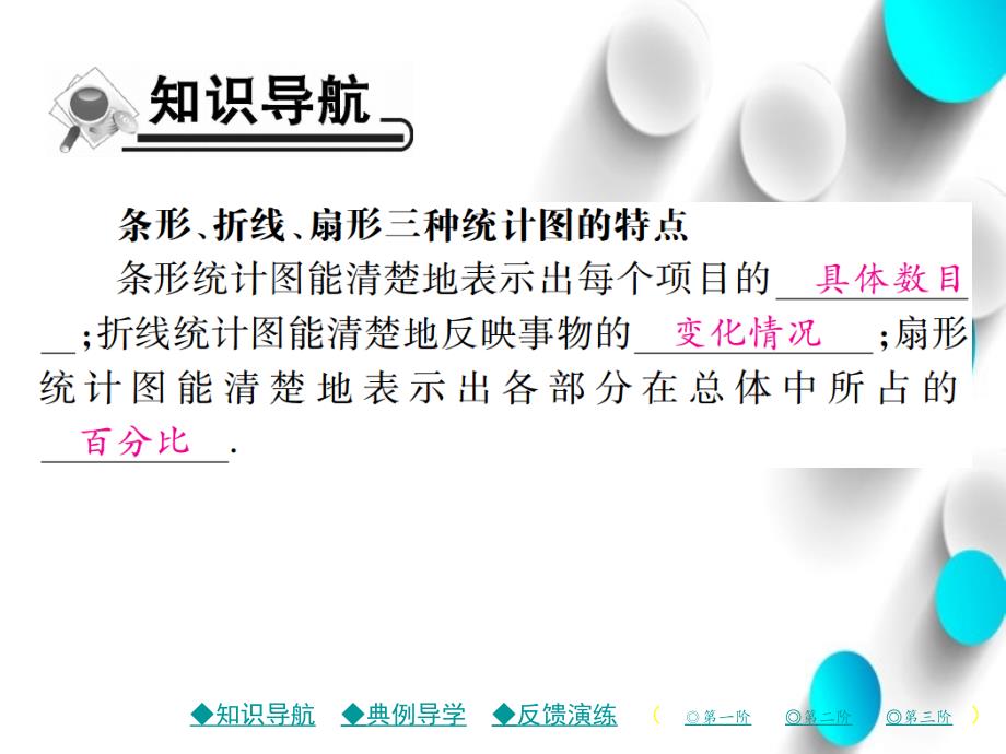 七年级数学上册第六章数据的收集与整理4统计图的选择课件新版北师大版_第3页