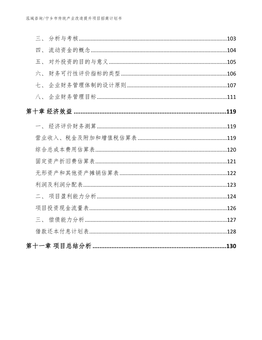 宁乡市传统产业改造提升项目招商计划书参考模板_第4页