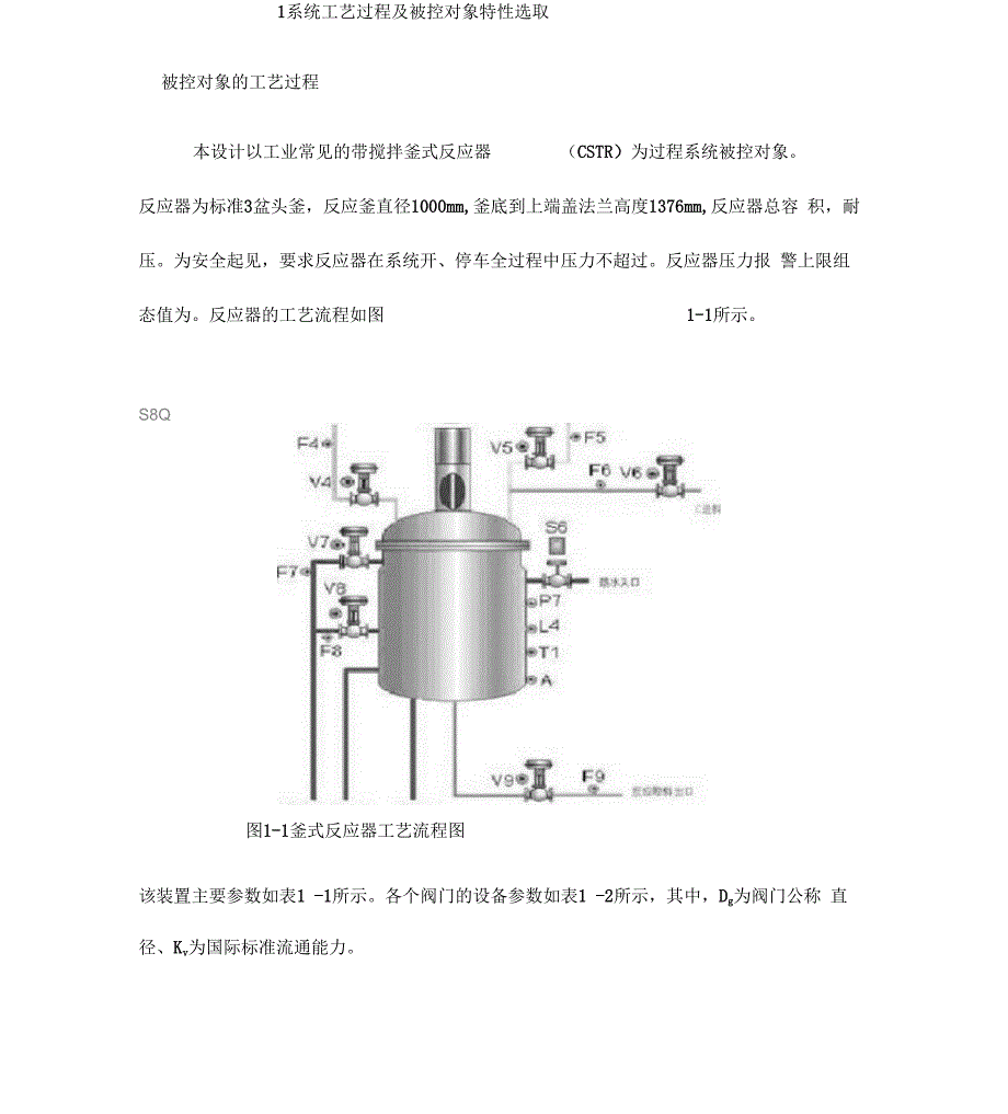 反应釜温度过程控制课程设计_第3页