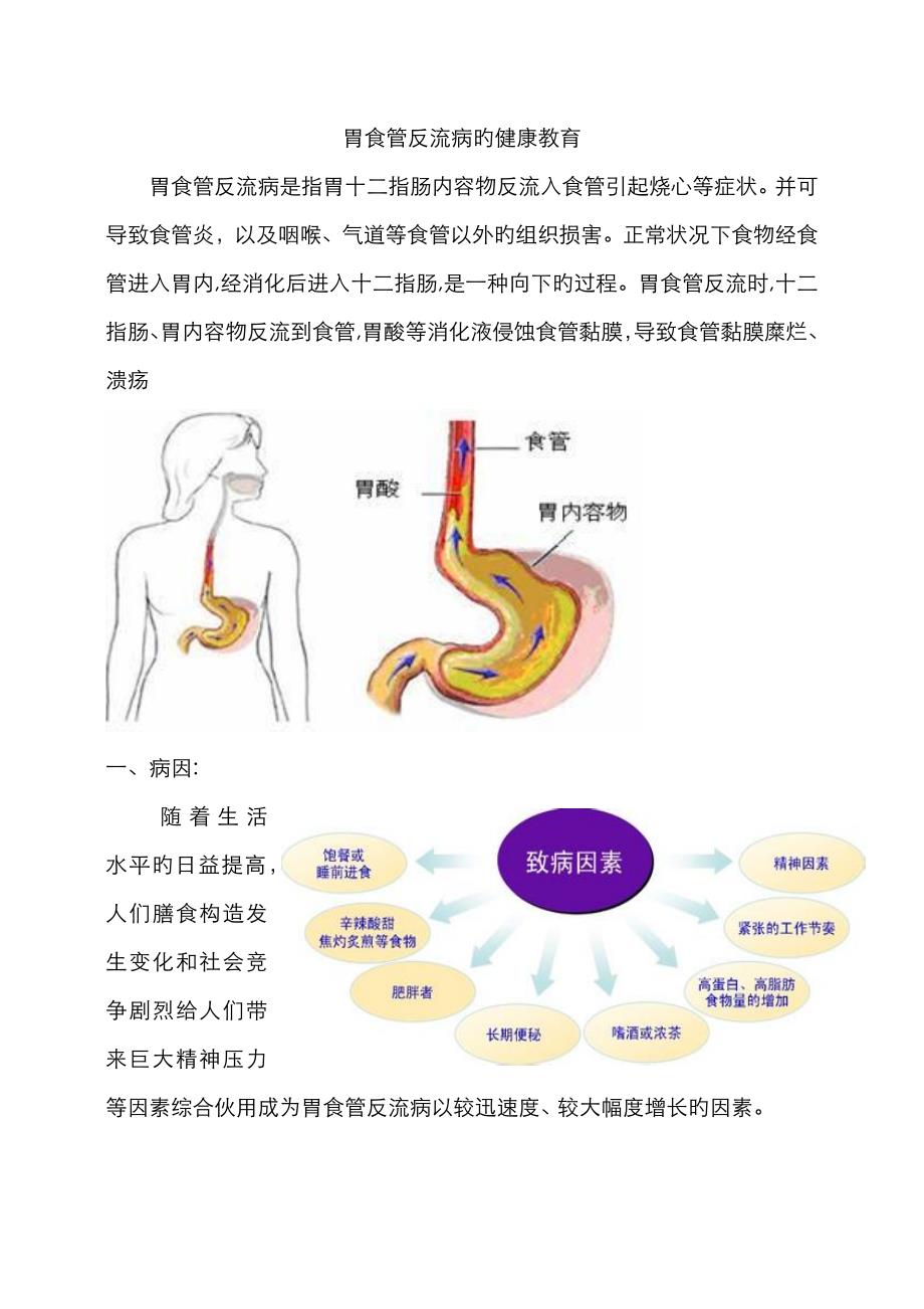 胃食管反流病的健康教育_第1页