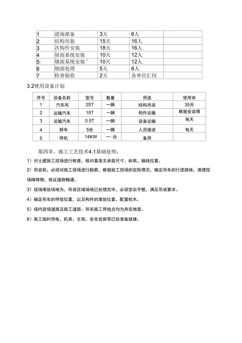 厂房钢结构吊装专项施工方案_第4页