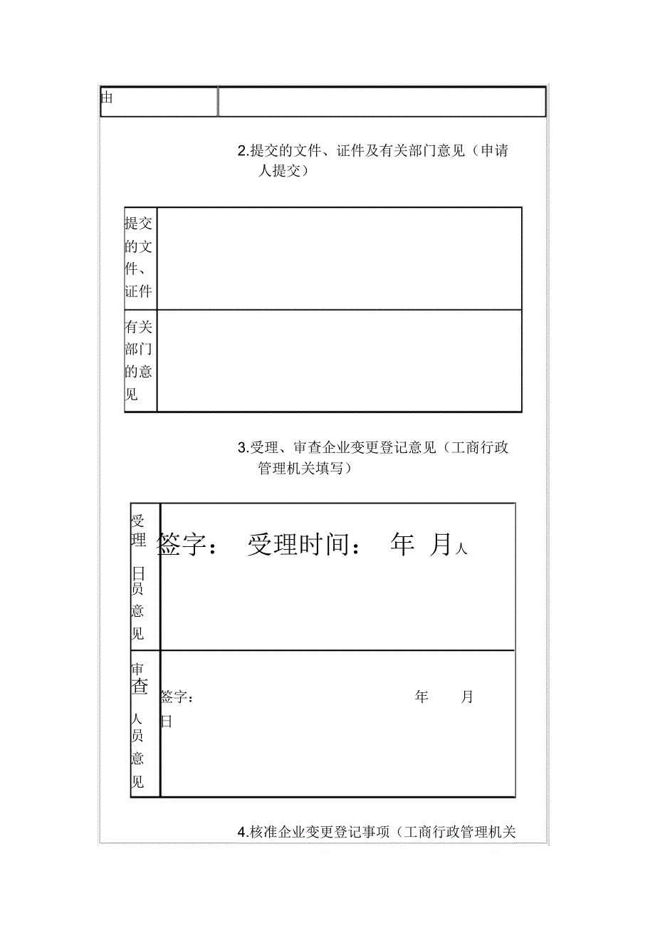 私营企业申请变更登记注册书_第2页