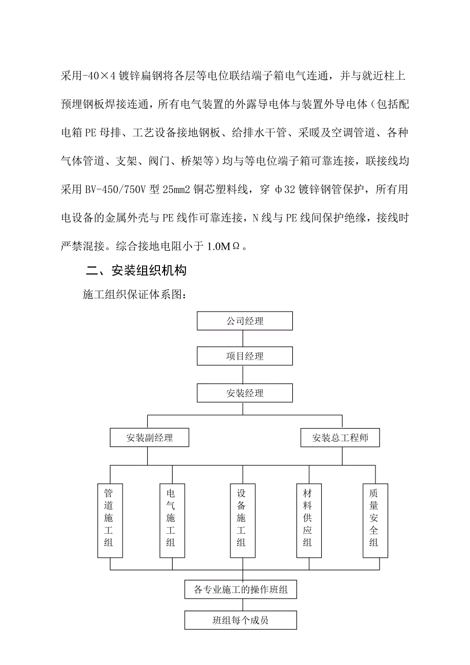 号厂房工程电气、给排水施工组织设计（陪标2）_第3页