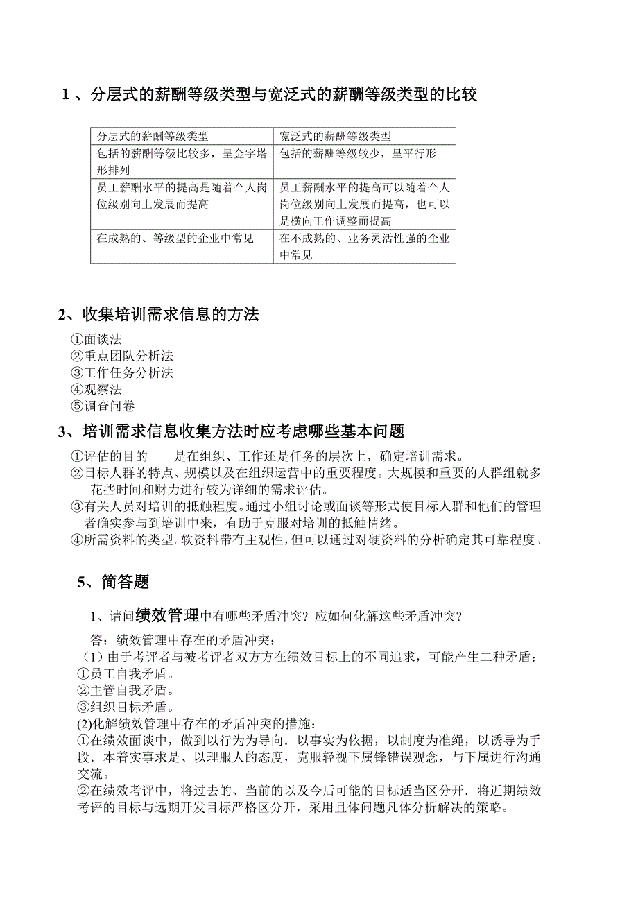 人力资源管理师三级复习资料_第1页