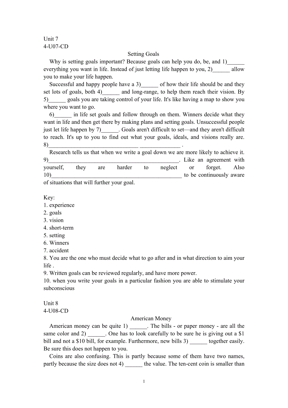 听力4级7-8单元...doc_第1页