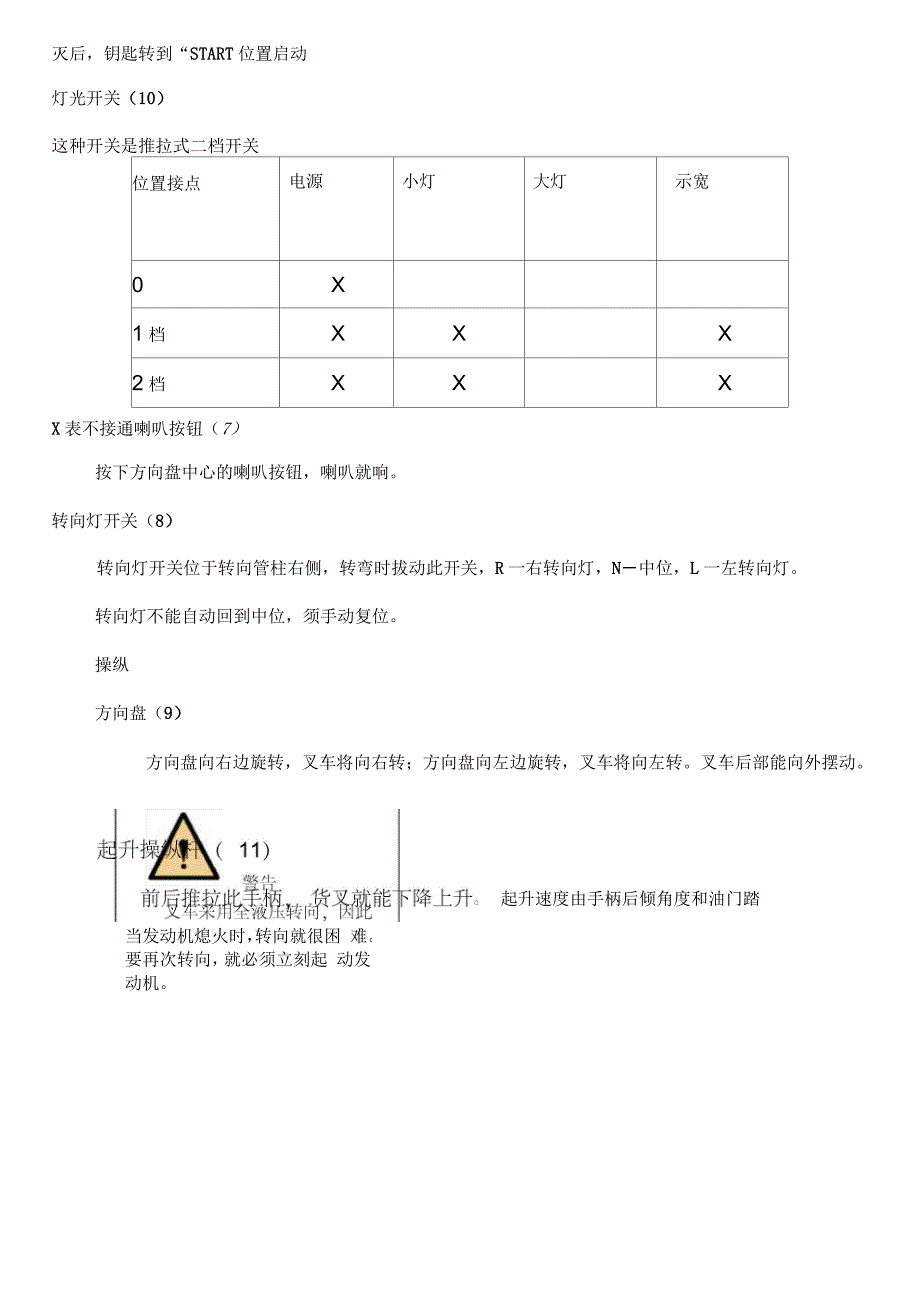 叉车使用说明_第4页