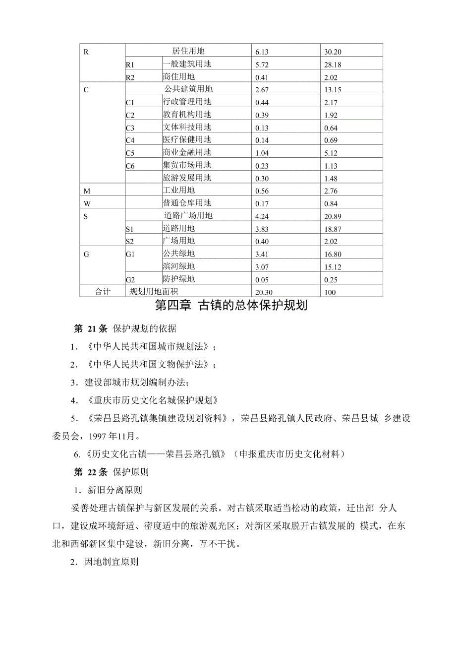 保护规划文本_第5页