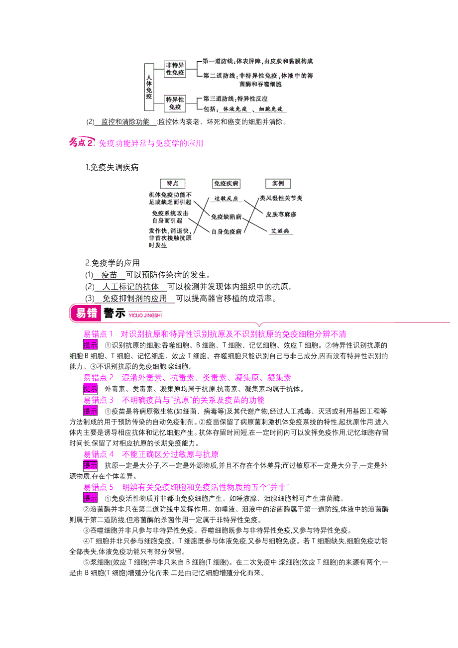 第八单元课时4动物生命活动调节（三）_第2页