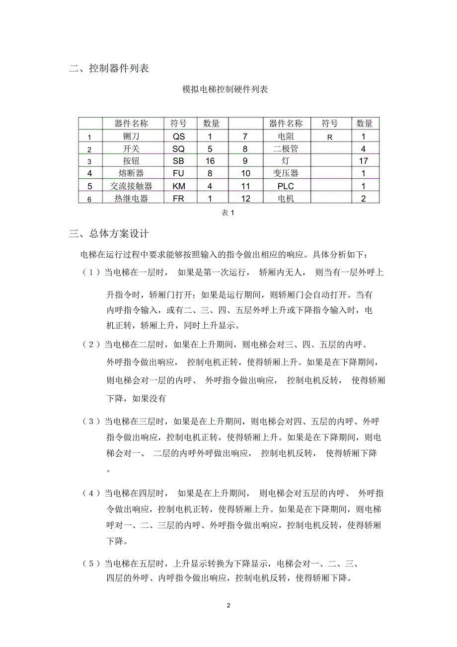 基于西门子PLC的模拟电梯控制系统研究设计_第2页