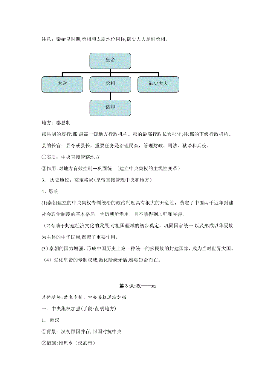 高一必修一历史笔记全_第3页