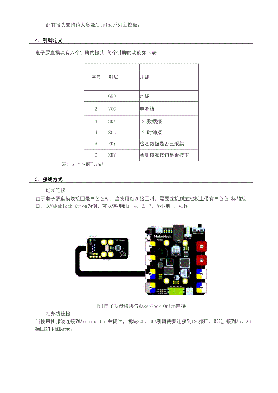 电子罗盘模块_第3页