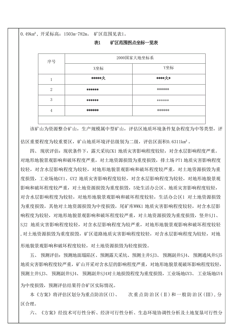 察右后旗宿泥不浪铁矿矿山地质环境保护与土地复垦方案评审意见.docx_第3页