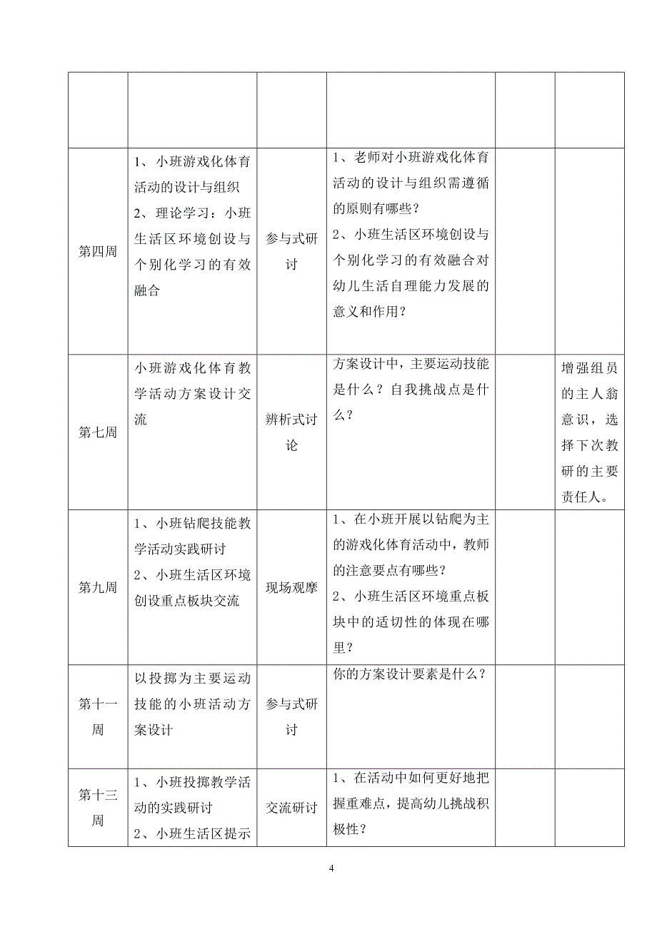 小班计划第一学期.doc_第4页