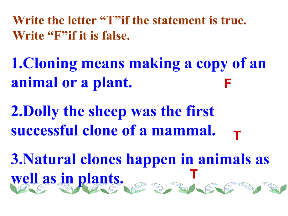 人教版高中英语课件：Unit 2 Cloning_第4页