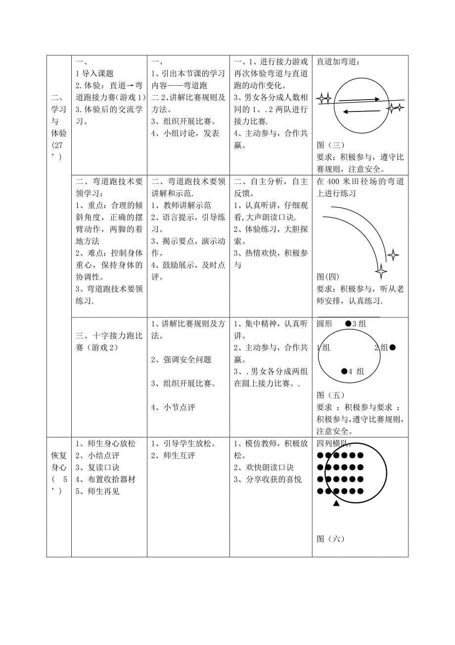 弯道跑教学设计[2] (2).doc_第2页