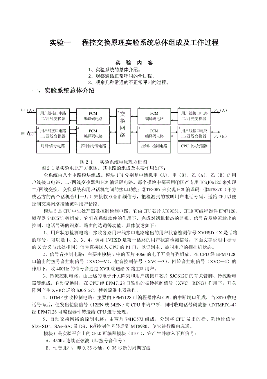 程控实验指导书--更新...doc_第1页