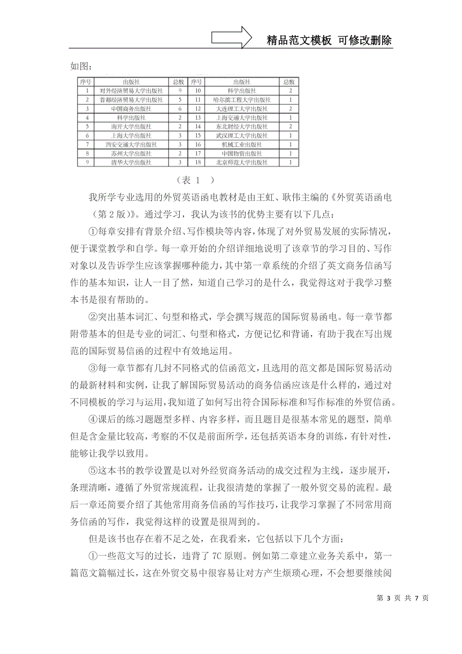 外贸英语函电教材对比分析_第4页