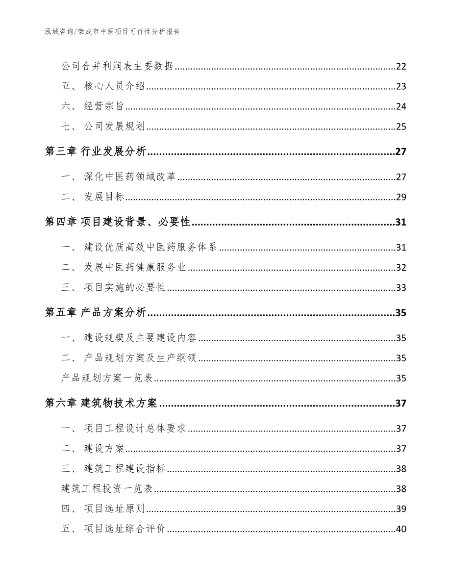 荣成市中医项目可行性分析报告_第3页