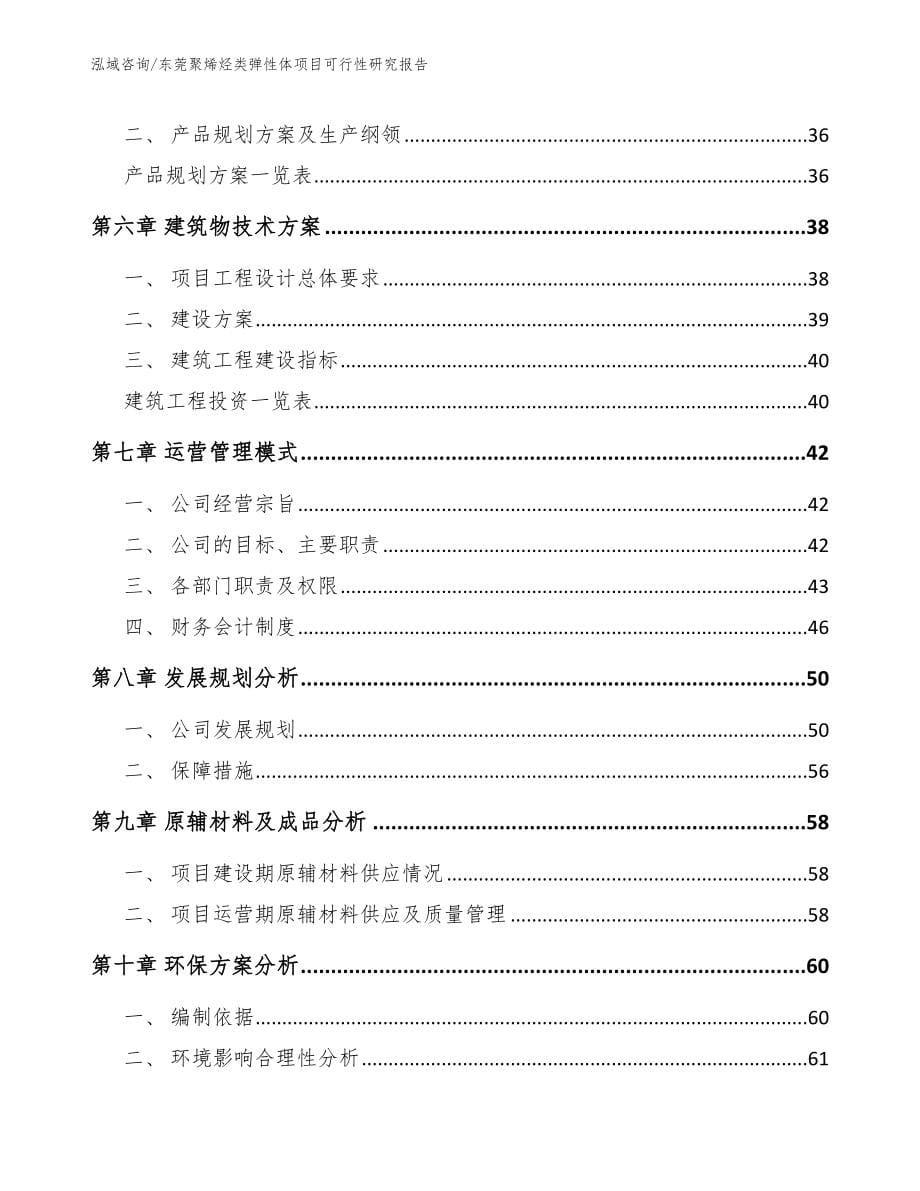 东莞聚烯烃类弹性体项目可行性研究报告_第5页