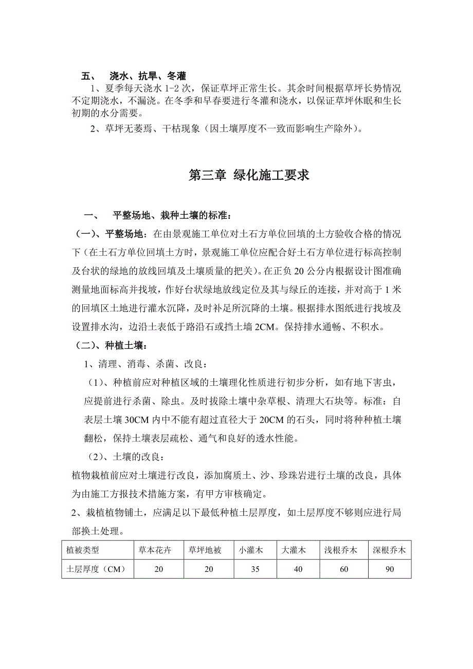 植物栽种及养护管理要求_第4页