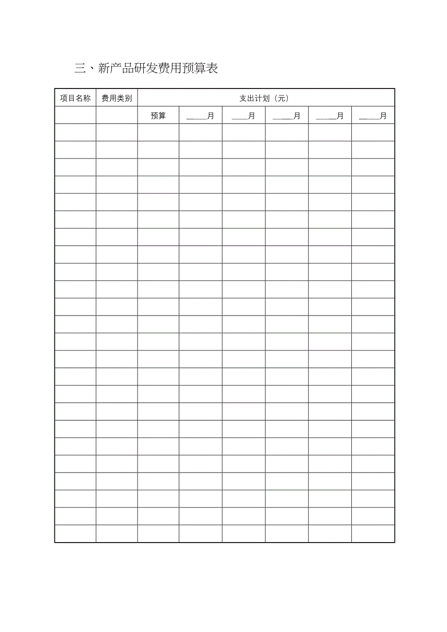 产品开发管理表单_第3页