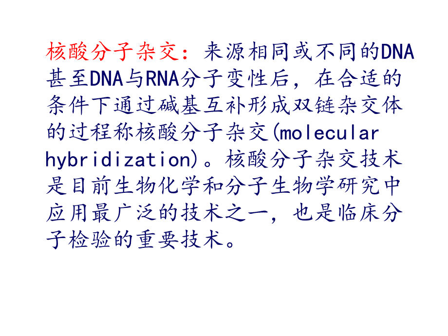 核酸分子杂交与应用课件_第2页