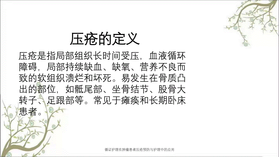 循证护理在肿瘤患者压疮预防与护理中的应用_第2页