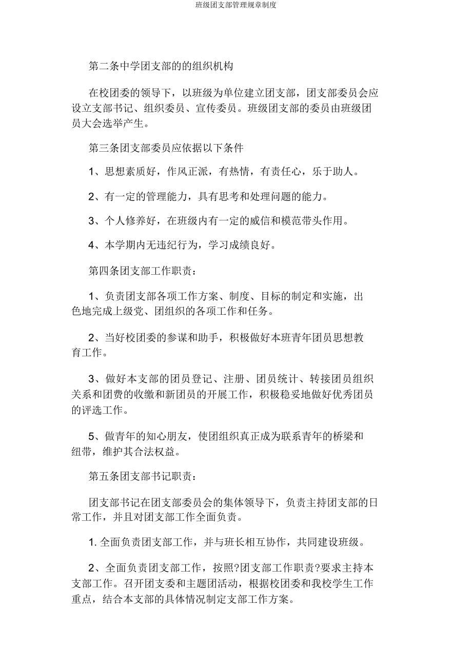 班级团支部管理规章制度.docx_第5页