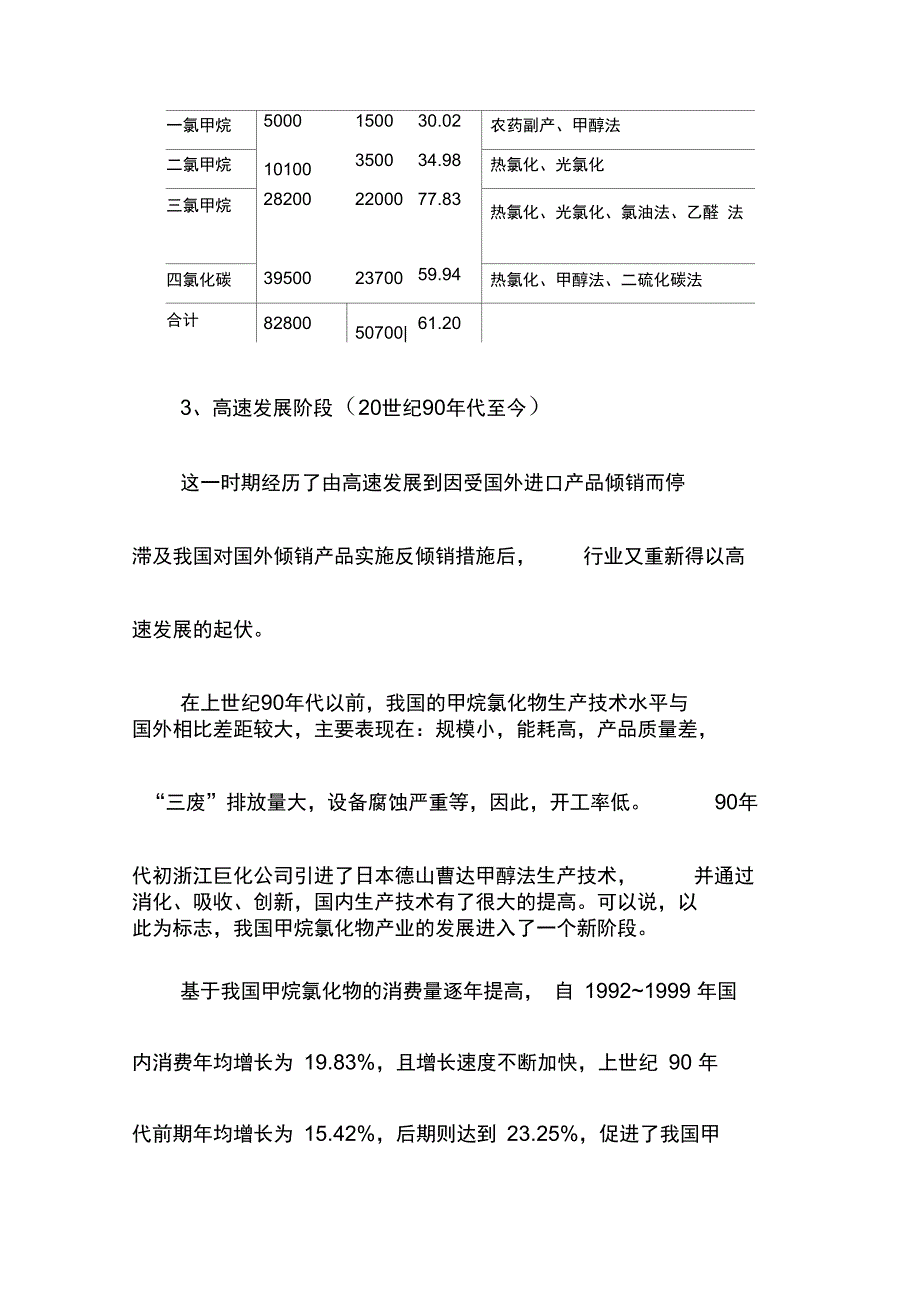 我国甲烷氯化物产业发展概况_第3页