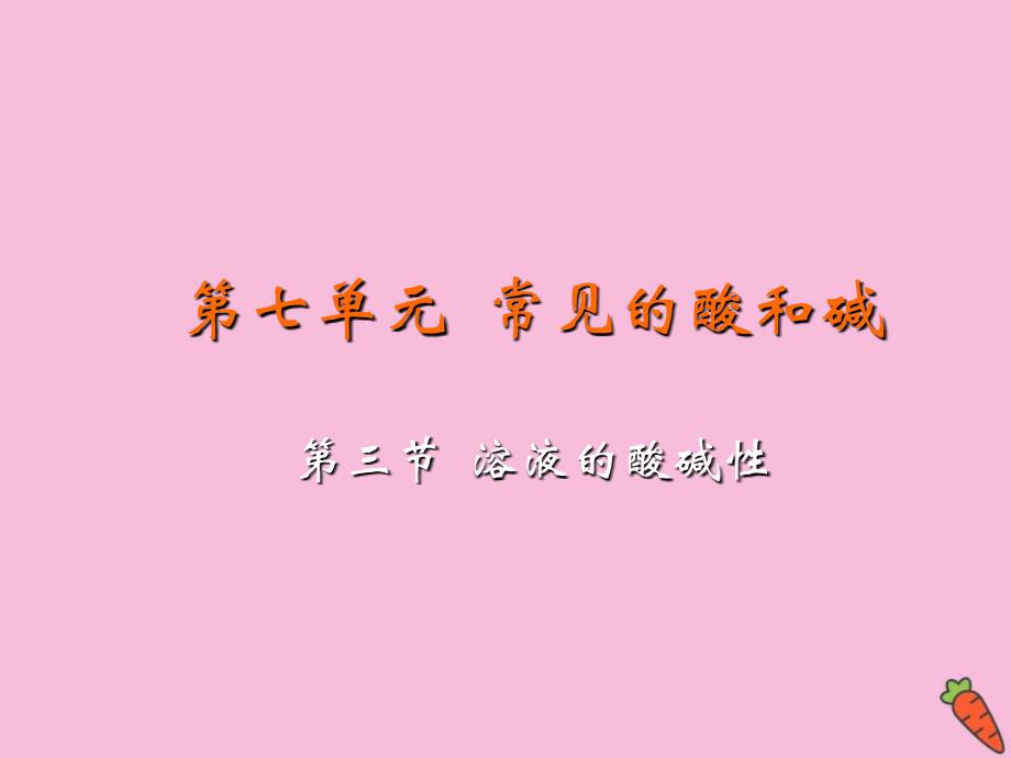 九年级化学下册 第七单元 常见的酸和碱 第三节 溶液的酸碱性教学课件 （新版）鲁教版_第2页