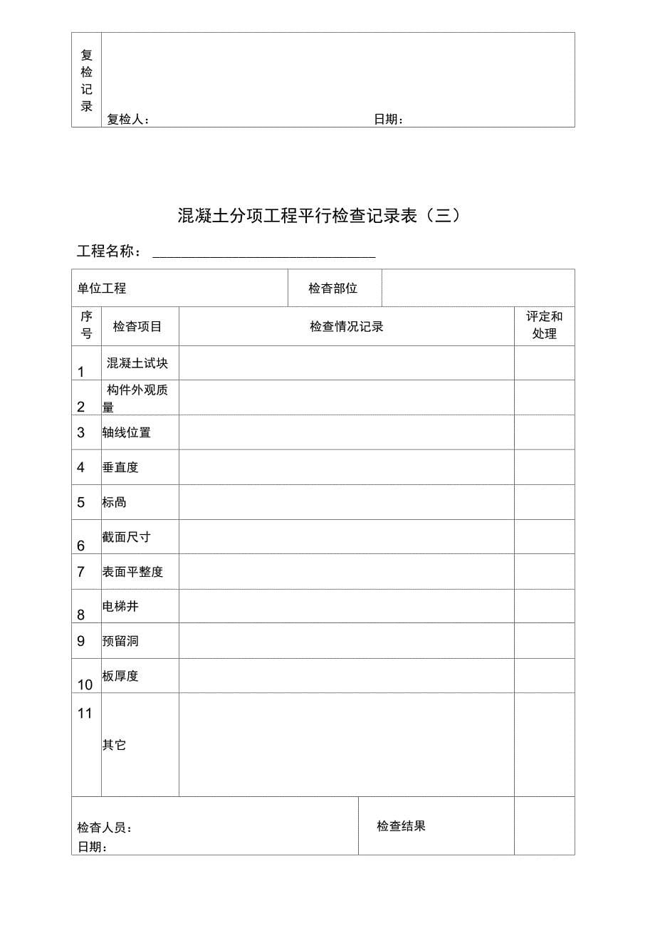 监理工作检查记录表_第5页