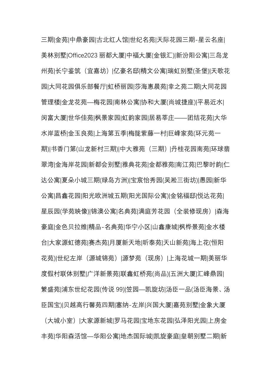 上海房地产案名集_第4页