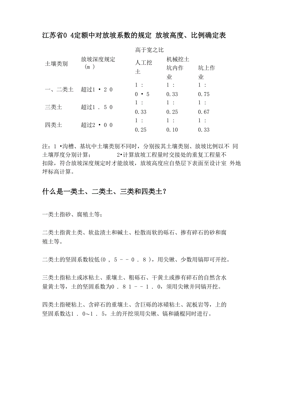 放坡放坡系数土的分类边坡坡度_第2页